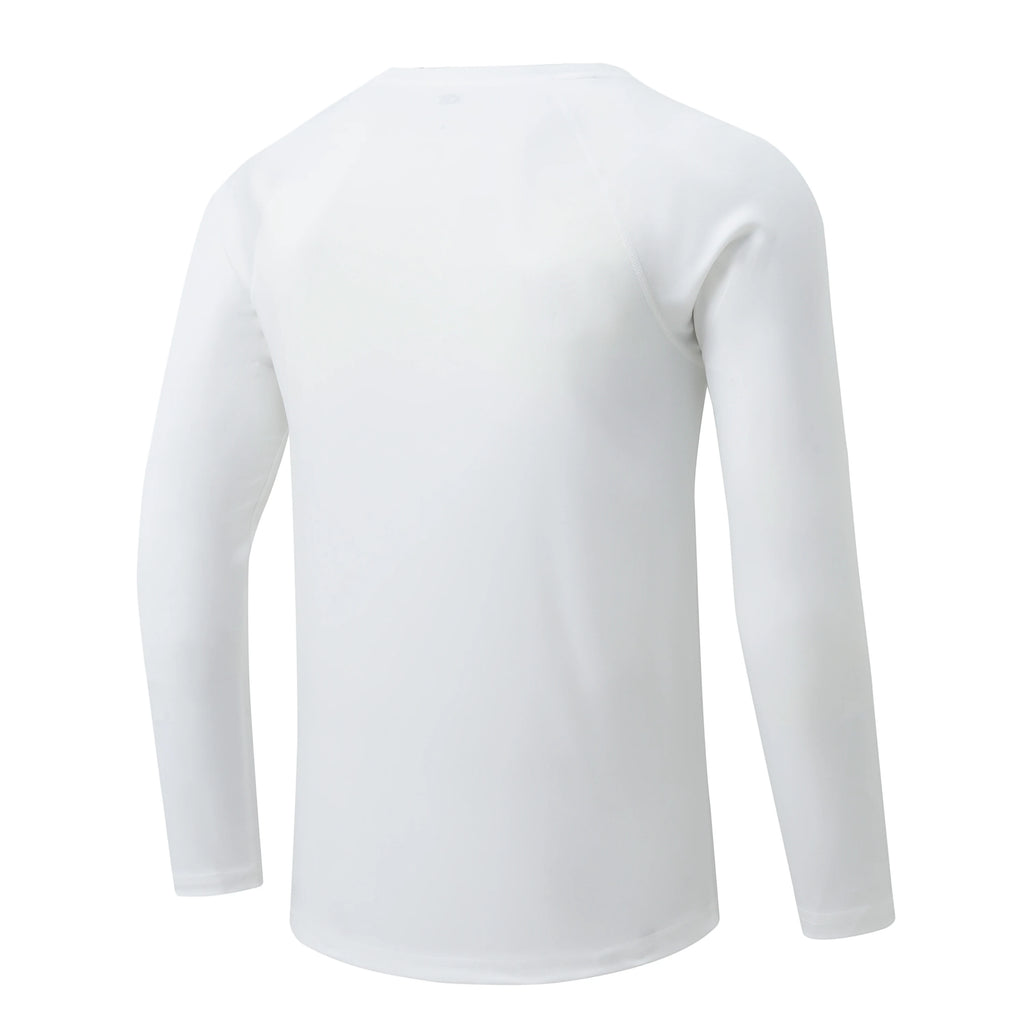 Men UPF 50+ Long Sleeve T-Shirt, Rash Guard Breathable Tops, Pullover Shirt for Sport Fishing Hiking Workout Outdoor Beach