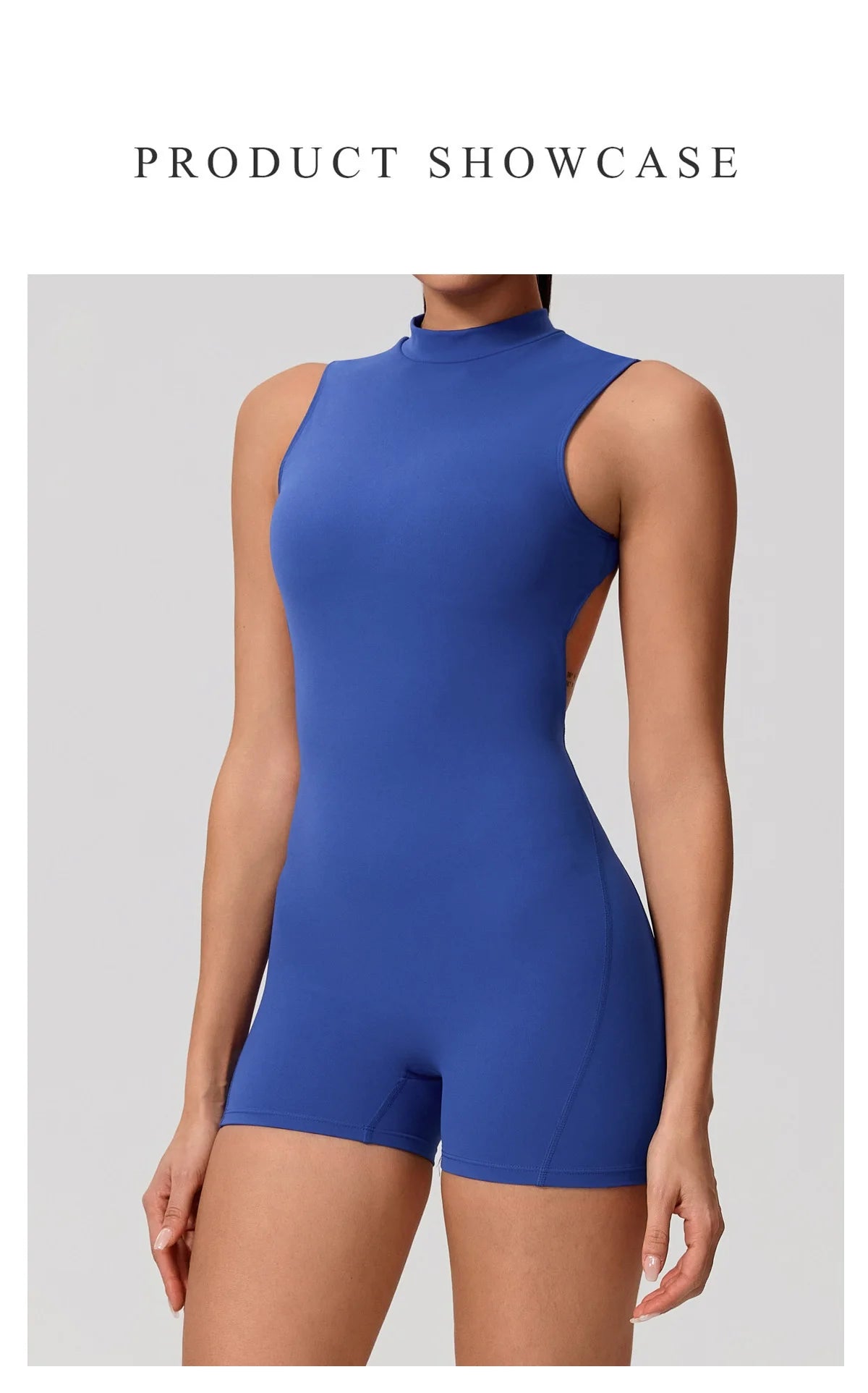 Hearuisavy Sports Overalls Women Gym High Stretch Sleeveless Yoga Bodysuit Running Push Up Butt-Lifting Fitness Jumpsuit Female