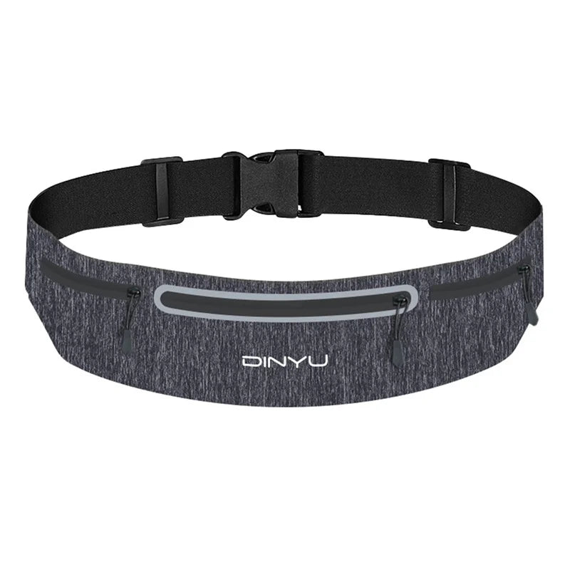 Men Women Running Waist Pack Wallet Adjustable Sports Pouch Belt Portable Phone Holder Gym Bag Invisible Waterproof Waistband