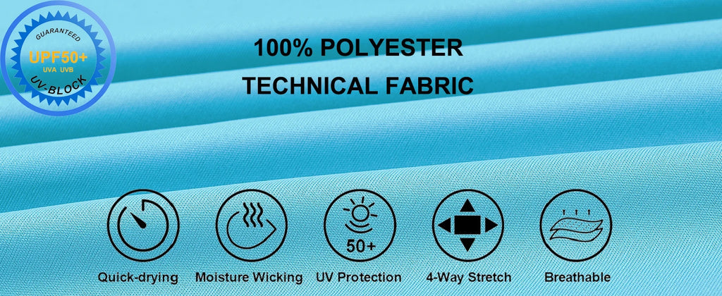 Men UPF 50+ Long Sleeve T-Shirt, Rash Guard Breathable Tops, Pullover Shirt for Sport Fishing Hiking Workout Outdoor Beach