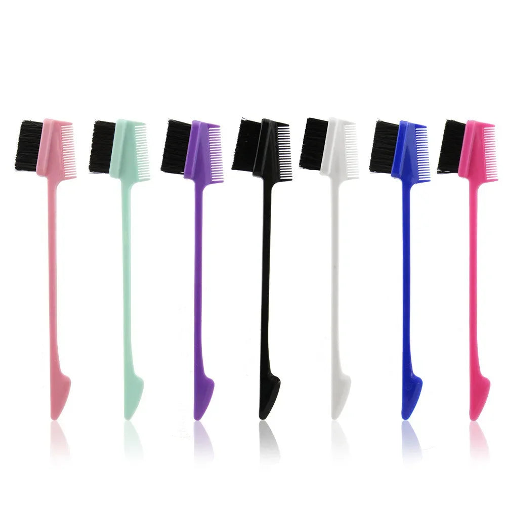 2pcs Professional Edge Brush Hairdressing Styling Tools for Precision Hair Cutting And Grooming