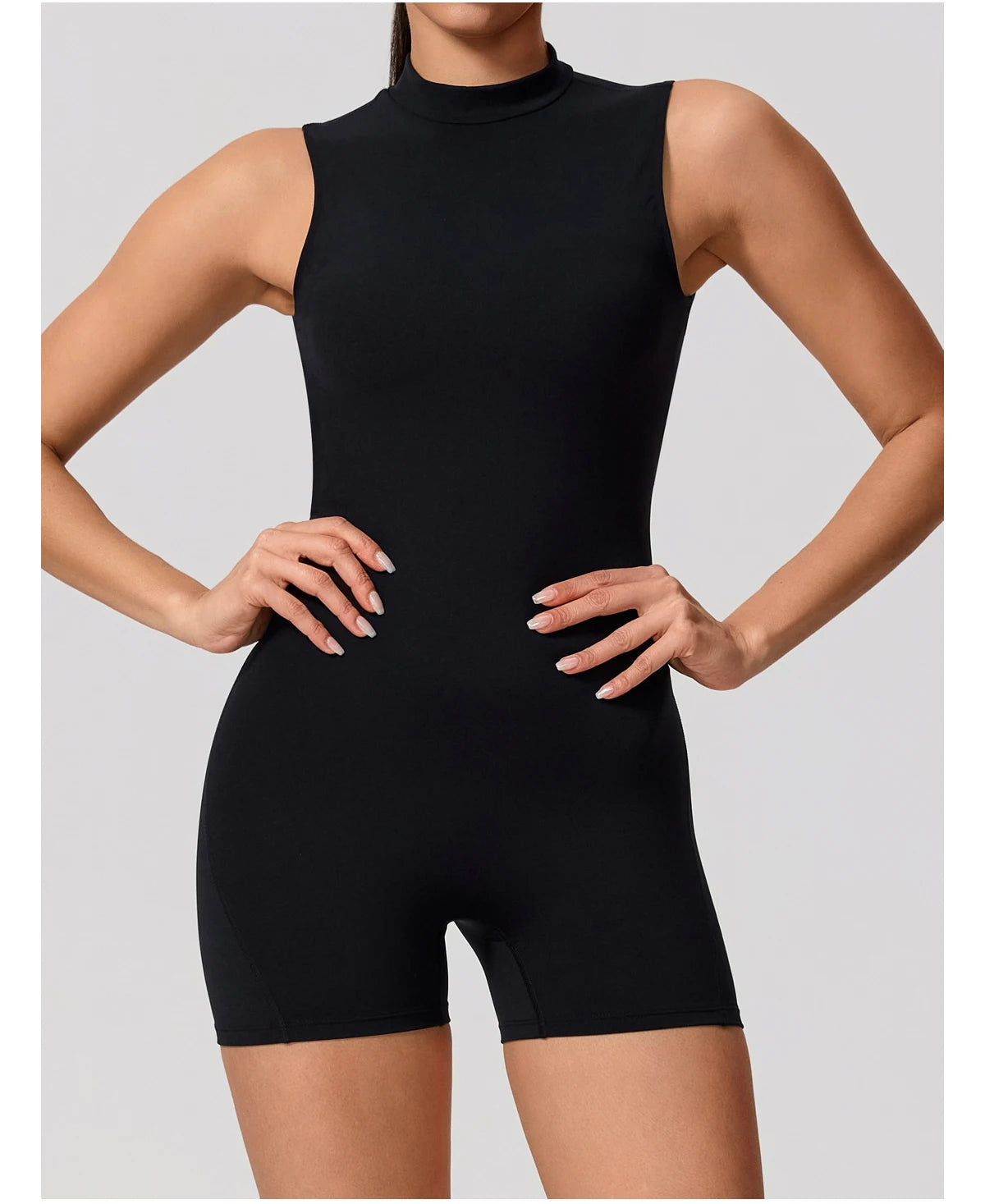 Hearuisavy Sports Overalls Women Gym High Stretch Sleeveless Yoga Bodysuit Running Push Up Butt-Lifting Fitness Jumpsuit Female