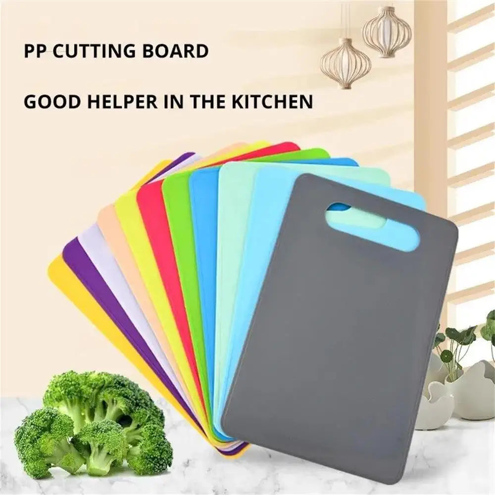 1pc Durable PP Cutting Board Non-slip Vegetable Fruit Chopping Board for Home Kitchen Camping Kitchen,Dining & Bar TB Sale