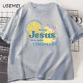 Life Gave Me Some Lemons But My Jesus T Shirt Men Women Christian T-shirt God's Got My Back, Faith Funny Lemonade Tee Unisex