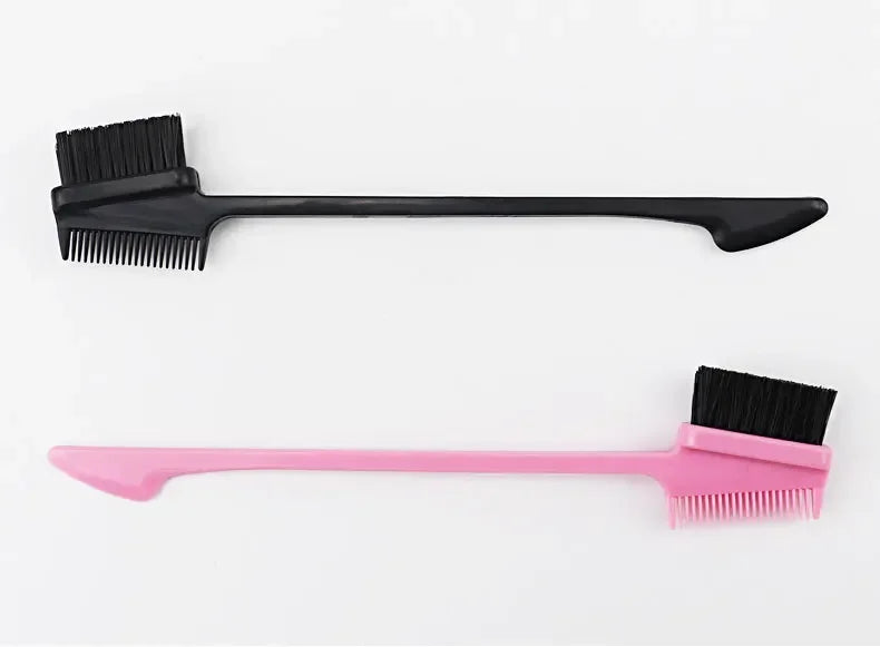 2pcs Professional Edge Brush Hairdressing Styling Tools for Precision Hair Cutting And Grooming