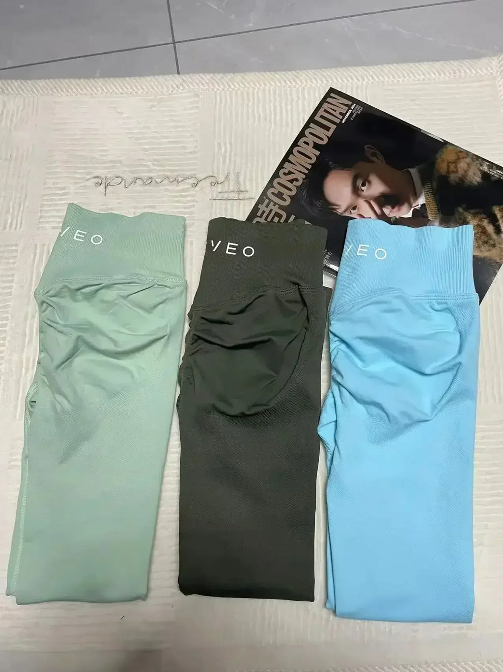TEVEO Summer Breathable Fitness Leggings Women's Sports High Quality Yoga Pants Cycling High Stretch Sweat Wapping Running Pants