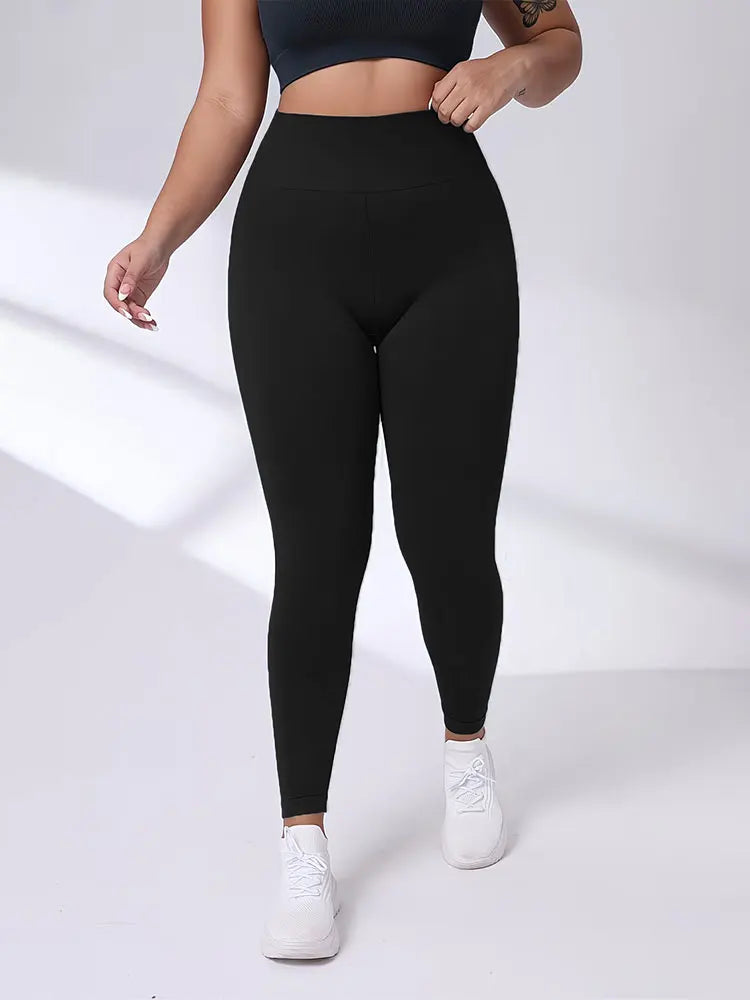 Women's High Waist Sports Leggings Nude Feeling Tummy Control Butt Lifting Fitness Running Yoga Pants For Outdoor Wear Clothes