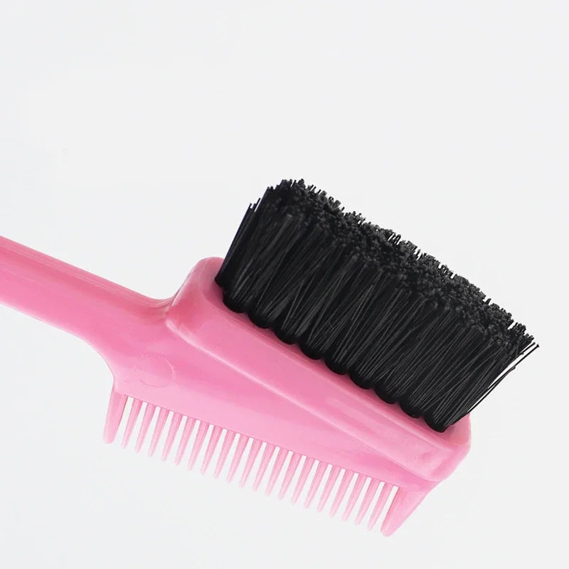 2pcs Professional Edge Brush Hairdressing Styling Tools for Precision Hair Cutting And Grooming