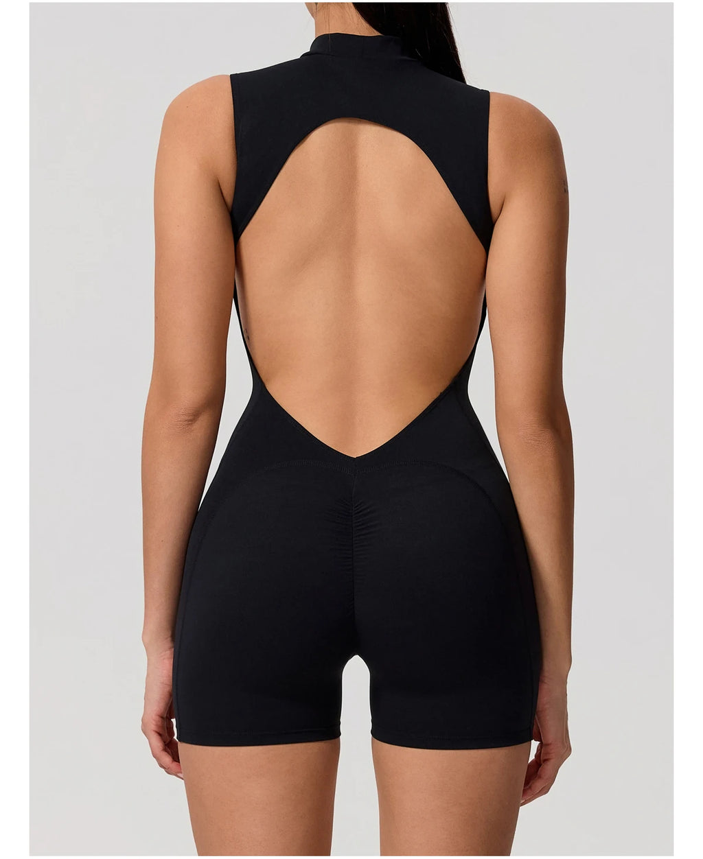 Hearuisavy Sports Overalls Women Gym High Stretch Sleeveless Yoga Bodysuit Running Push Up Butt-Lifting Fitness Jumpsuit Female