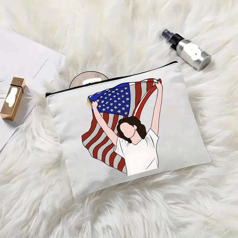 2pcs Lana Del Rey Fashion Women's Handbag Ldr Y2K Canvas Shoulder Bag Cosmetic Organizer Eco Large Capacity Shopping Bag Wallet