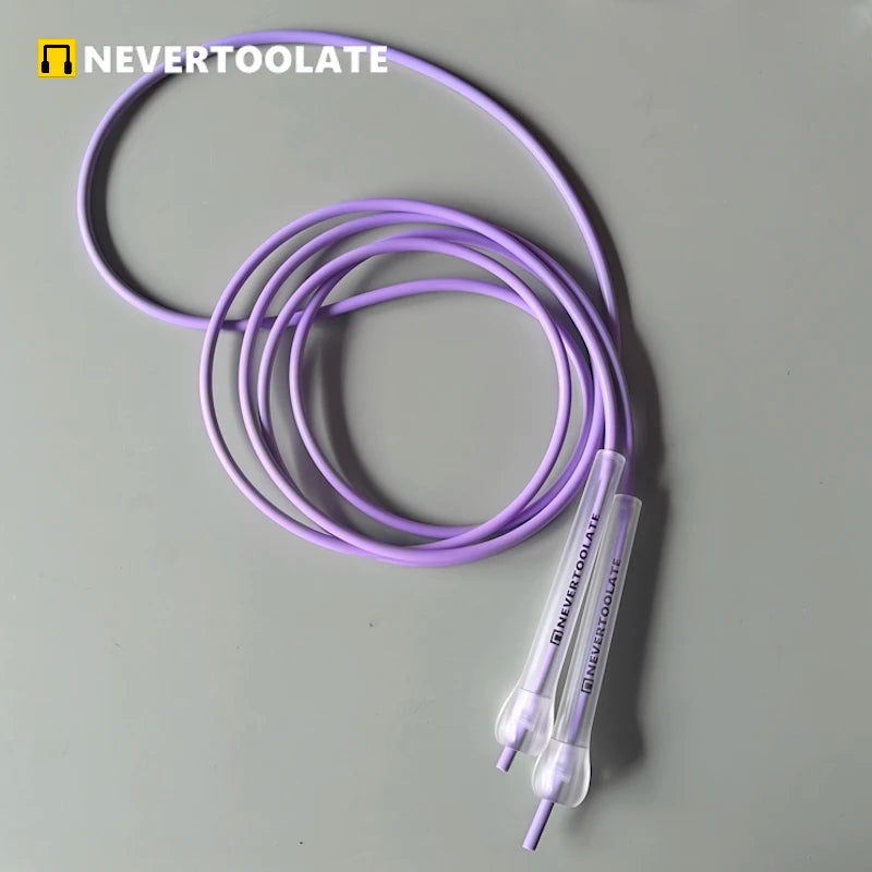 5.6mm TPU rope anti cold anti friction ABS anti break handle jump rope fitness winter cold no tangle skipping cord nevertoolate