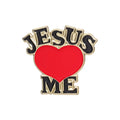 Jesus Love Me  Collected Enamel Pins Custom Christian God Is Good Metal Brooches Backpack Lapel Badge Jewelry Gift for Friends