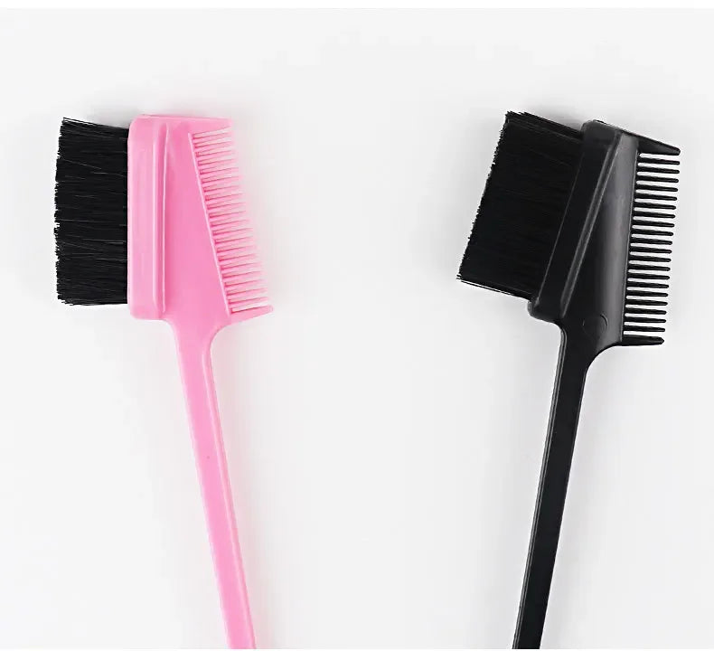 2pcs Professional Edge Brush Hairdressing Styling Tools for Precision Hair Cutting And Grooming
