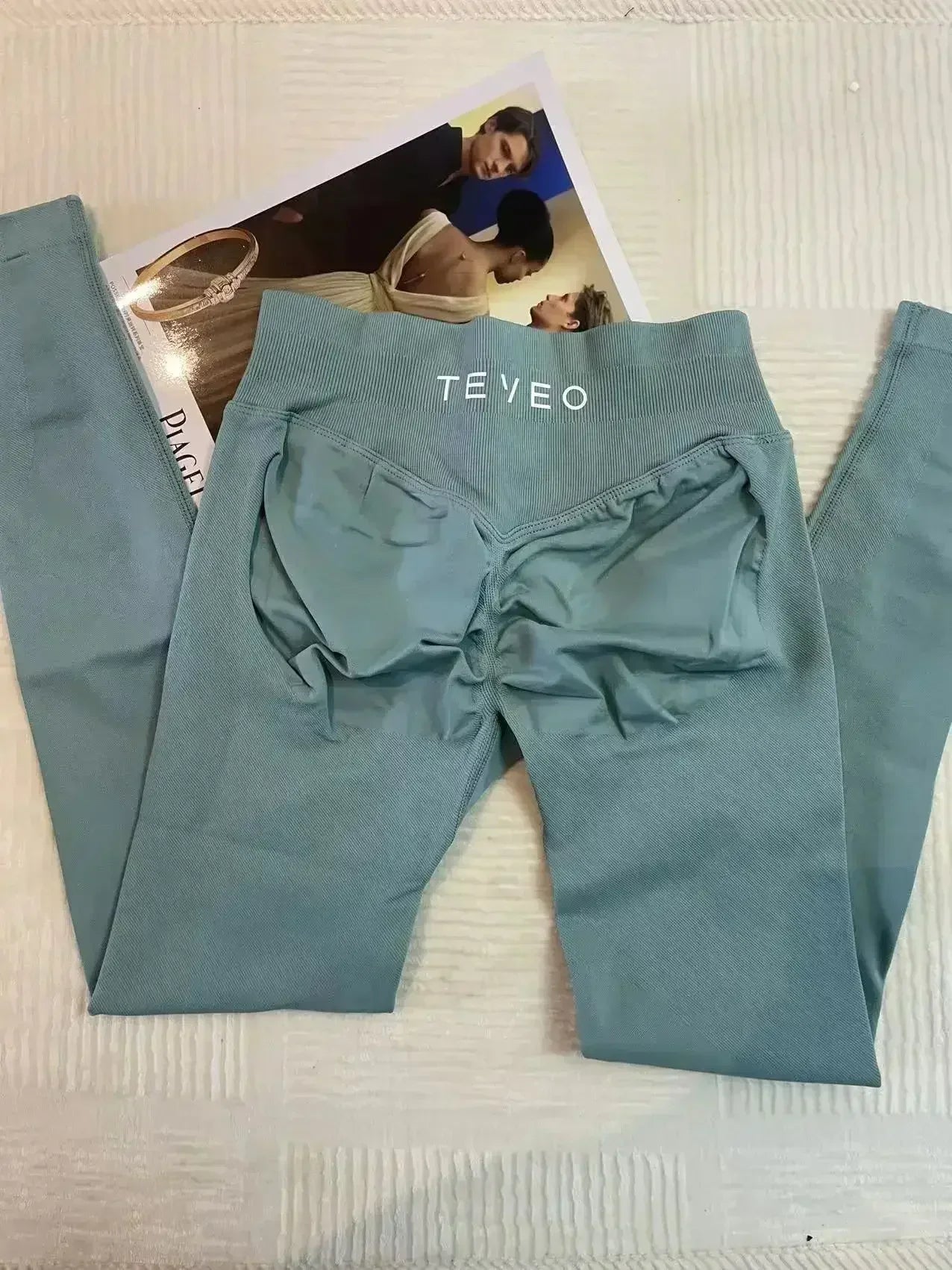 TEVEO Summer Breathable Fitness Leggings Women's Sports High Quality Yoga Pants Cycling High Stretch Sweat Wapping Running Pants