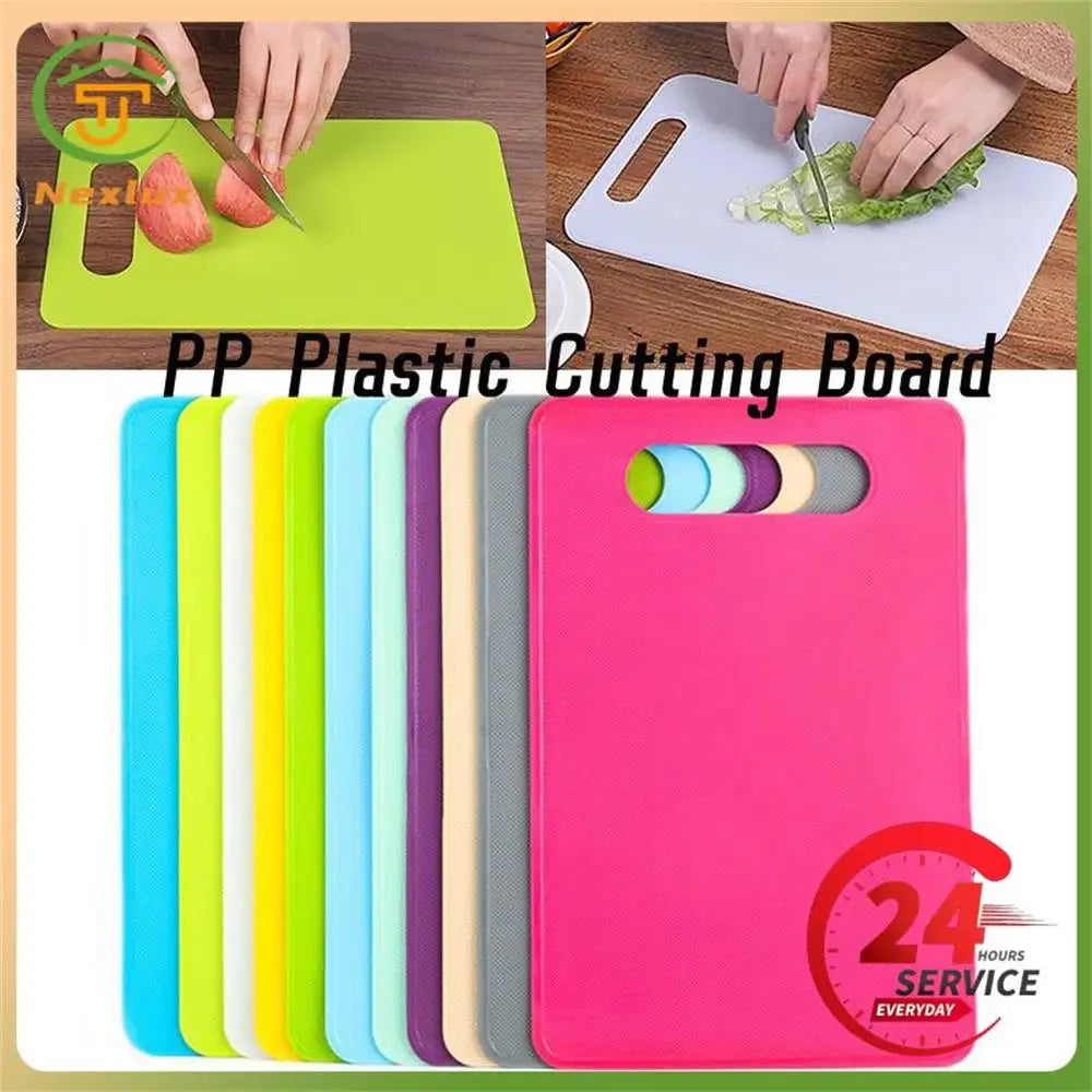 1pc Durable PP Cutting Board Non-slip Vegetable Fruit Chopping Board for Home Kitchen Camping Kitchen,Dining & Bar TB Sale