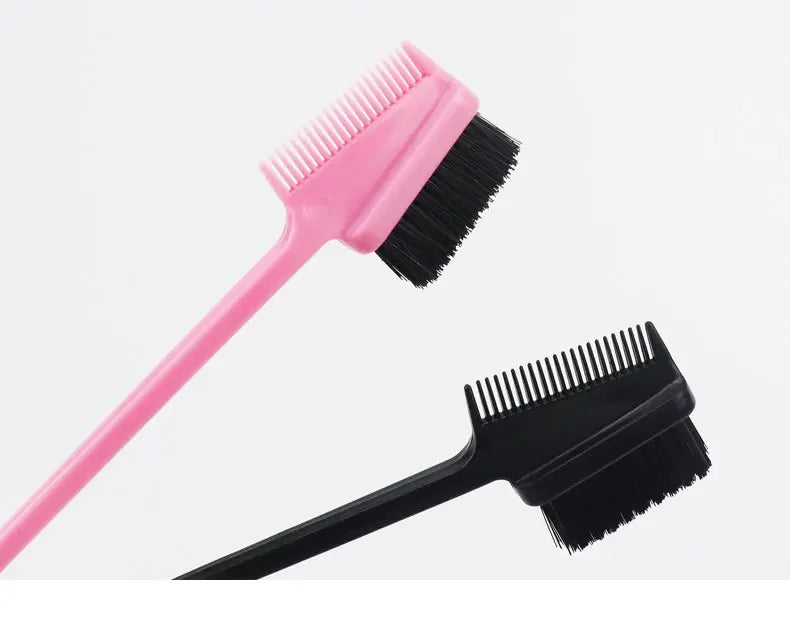 2pcs Professional Edge Brush Hairdressing Styling Tools for Precision Hair Cutting And Grooming