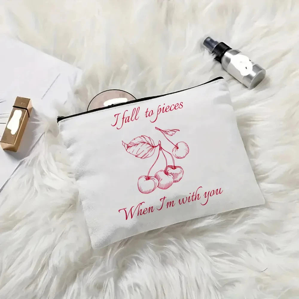 2pcs Lana Del Rey Fashion Women's Handbag Ldr Y2K Canvas Shoulder Bag Cosmetic Organizer Eco Large Capacity Shopping Bag Wallet