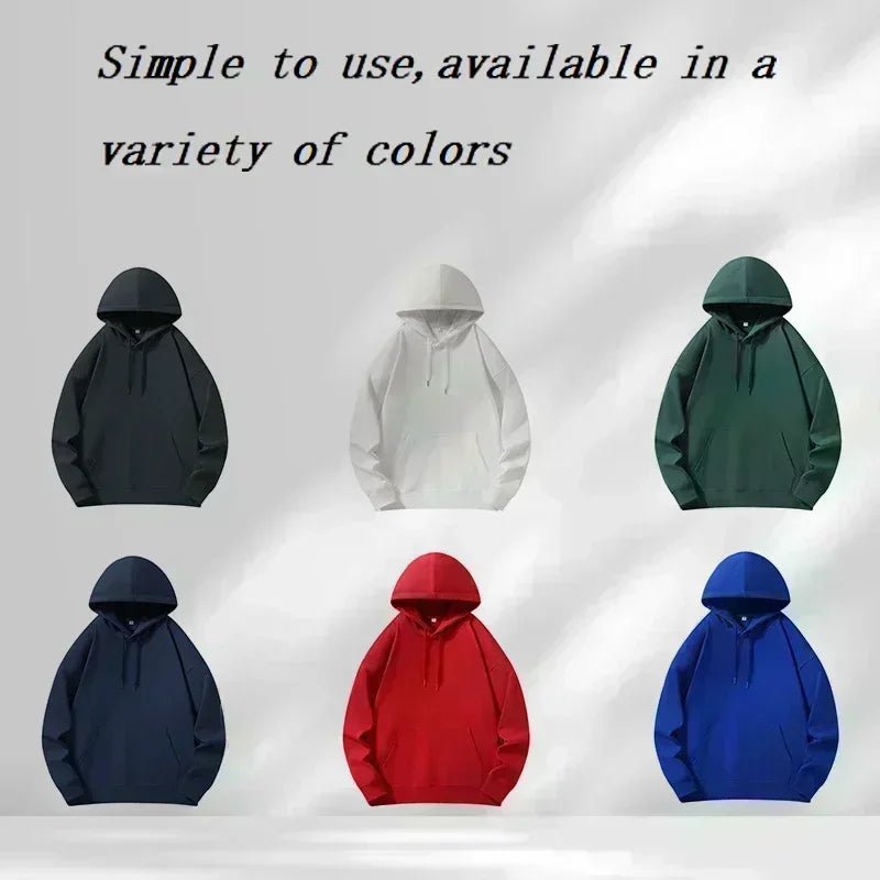 Jesus Is King Print Men Plus-size Hoodie Religious Outdoor Street Gothic Harajuku Casual Fashion Long-sleeve Autumn Fleece Top