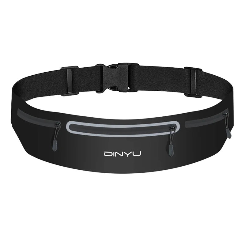 Men Women Running Waist Pack Wallet Adjustable Sports Pouch Belt Portable Phone Holder Gym Bag Invisible Waterproof Waistband