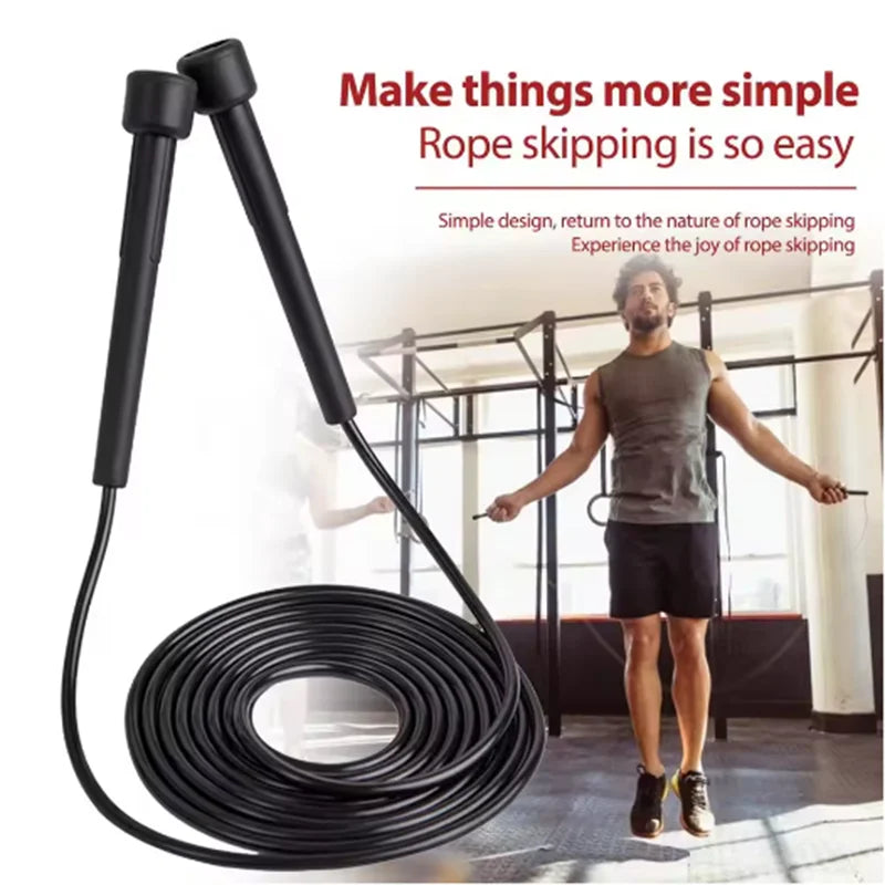 1PC 2.8M Speed Jump Rope Professional Adult Children Gym PVC Jumping Rope Adjustable Fitness Equipment Muscle Boxing Training