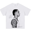 Central Cee Graphic T-Shirt Men Minimalist Vibe Oversized Tee Hip Hop Artist Fan Merch Breathable Cotton Streetwear Casual Top