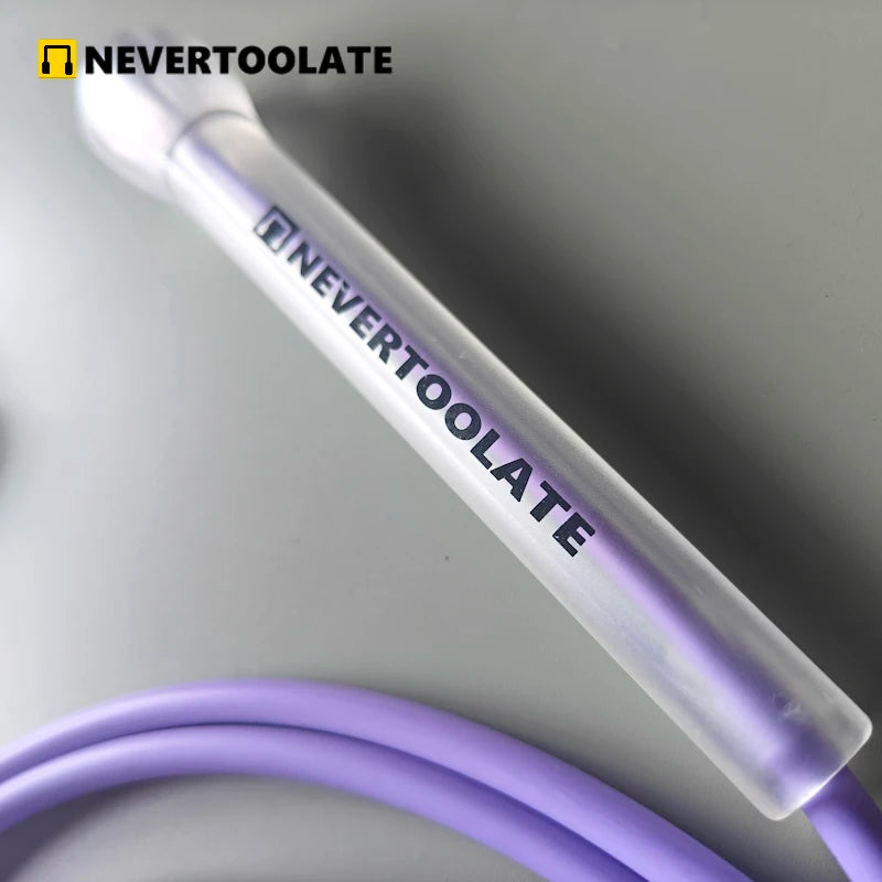 5.6mm TPU rope anti cold anti friction ABS anti break handle jump rope fitness winter cold no tangle skipping cord nevertoolate