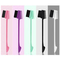 2pcs Professional Edge Brush Hairdressing Styling Tools for Precision Hair Cutting And Grooming