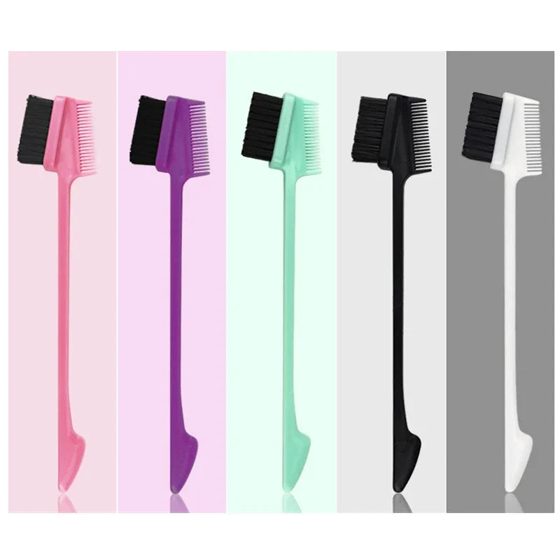 2pcs Professional Edge Brush Hairdressing Styling Tools for Precision Hair Cutting And Grooming